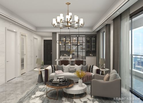 128㎡暗系輕奢風四居室 承包恰到好處的精致